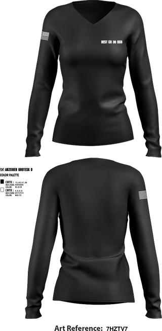 Womens Long Sleeve Vneck Shirt, Best co 39 BSB, , Teamtime, Team time, sublimation, custom sports apparel, team uniforms, spirit wear, spiritwear, sports uniforms, custom shirts, team store, custom team store, fundraiser sports, apparel fundraiser