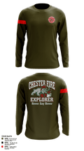Chester fire explorers 87752590 Long Sleeve Performance Polo - 5