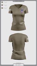 1/11TH ABN DIV 2498092 Women's Short Sleeve V-neck Shirt - 1