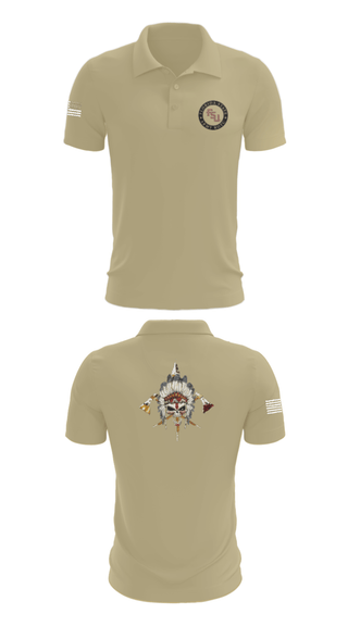 Short Sleeve Performance Polo, Seminole Battalion, Army, Teamtime, Team time, sublimation, custom sports apparel, team uniforms, spirit wear, spiritwear, sports uniforms, custom shirts, team store, custom team store, fundraiser sports, apparel fundraiser