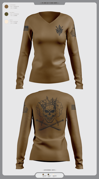 Womens Long Sleeve Vneck Shirt 1, Forge, , Teamtime, Team time, sublimation, custom sports apparel, team uniforms, spirit wear, spiritwear, sports uniforms, custom shirts, team store, custom team store, fundraiser sports, apparel fundraiser