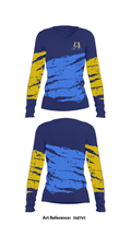 New Washington High School Softball 22786306 Women's Long Sleeve V-neck Shirt - 22