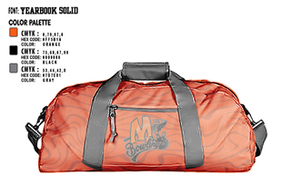 Duffle Bag, Minooka Community High School-South Campus Bowling, Bowling, Teamtime, Team time, sublimation, custom sports apparel, team uniforms, spirit wear, spiritwear, sports uniforms, custom shirts, team store, custom team store, fundraiser sports, apparel fundraiser