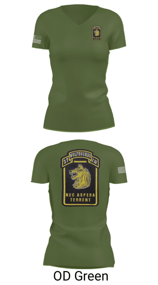 Womens Short Sleeve Vneck Shirt, Wolfhounds, Army, Teamtime, Team time, sublimation, custom sports apparel, team uniforms, spirit wear, spiritwear, sports uniforms, custom shirts, team store, custom team store, fundraiser sports, apparel fundraiser