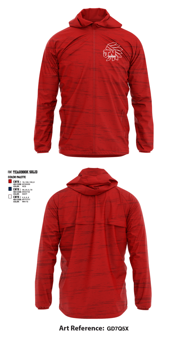 Windbreaker, Jim Ned High School Tennis, Tennis, Teamtime, Team time, sublimation, custom sports apparel, team uniforms, spirit wear, spiritwear, sports uniforms, custom shirts, team store, custom team store, fundraiser sports, apparel fundraiser