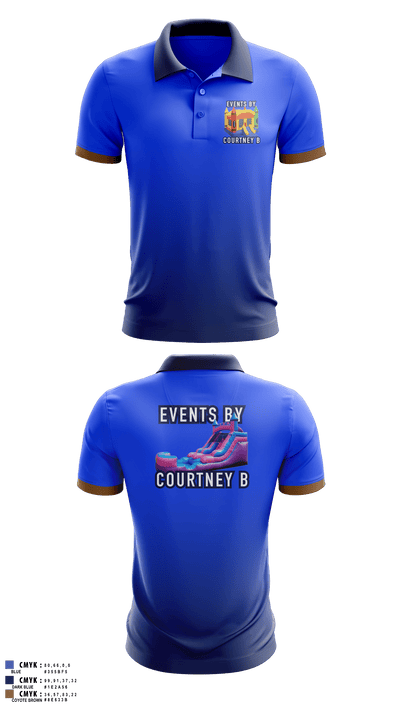 Events By CourtneyB 54190436 Short Sleeve Performance Polo - 1