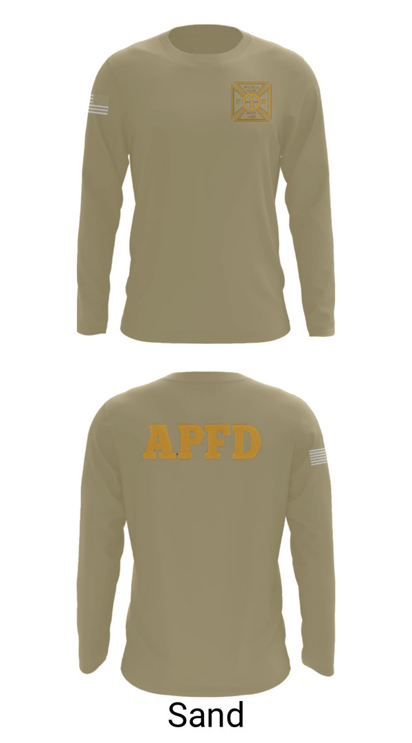 Long Sleeve Performance Shirt, APSLFD, Fire Department, Teamtime, Team time, sublimation, custom sports apparel, team uniforms, spirit wear, spiritwear, sports uniforms, custom shirts, team store, custom team store, fundraiser sports, apparel fundraiser