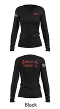 Ramirez Ag Transport llc 10846146 Women's Long Sleeve V-neck Shirt - 35