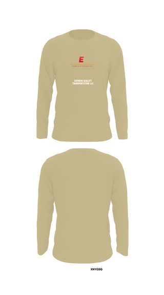 Long Sleeve Performance Shirt, Express Quality Transportation LLC, , Teamtime, Team time, sublimation, custom sports apparel, team uniforms, spirit wear, spiritwear, sports uniforms, custom shirts, team store, custom team store, fundraiser sports, apparel fundraiser