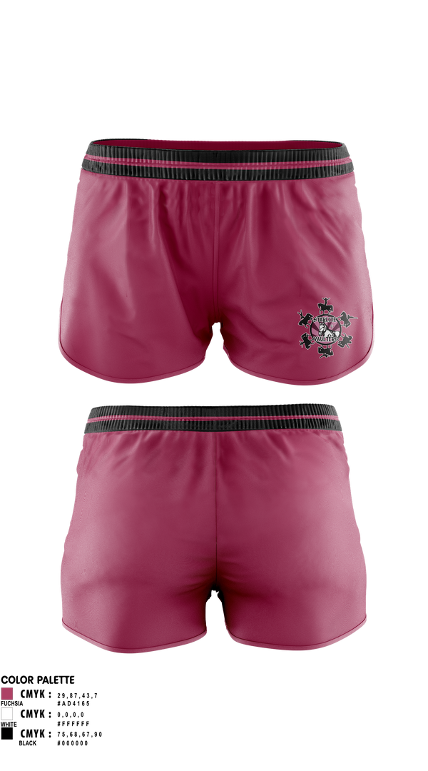 Womens Shorts, Starlite Vaulters, Cheer, Teamtime, Team time, sublimation, custom sports apparel, team uniforms, spirit wear, spiritwear, sports uniforms, custom shirts, team store, custom team store, fundraiser sports, apparel fundraiser