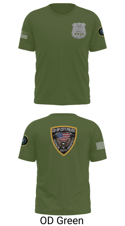 Co-op City Police Department 96634913 Short Sleeve Performance Shirt - 53