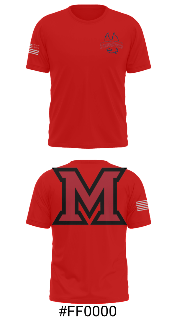 Short Sleeve Performance Shirt, Miami University - Middletown Baseball, Baseball, Teamtime, Team time, sublimation, custom sports apparel, team uniforms, spirit wear, spiritwear, sports uniforms, custom shirts, team store, custom team store, fundraiser sports, apparel fundraiser