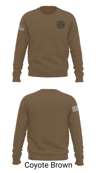 Crew Neck Sweatshirt, Ben Wheeler Fire, Fire Department, Teamtime, Team time, sublimation, custom sports apparel, team uniforms, spirit wear, spiritwear, sports uniforms, custom shirts, team store, custom team store, fundraiser sports, apparel fundraiser