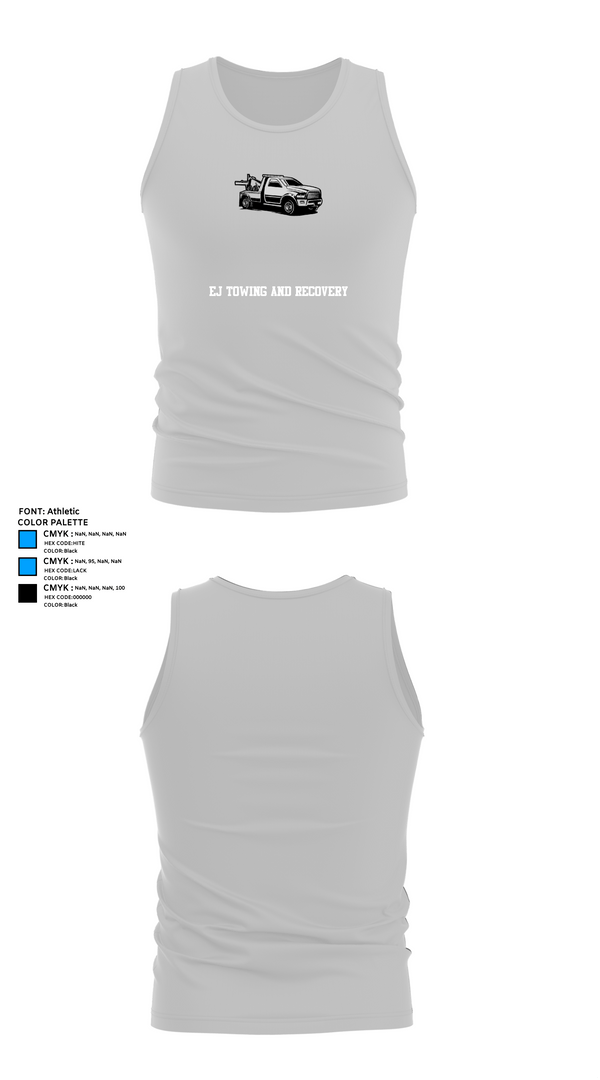 Tank Top, EJ TOWING AND RECOVERY, , Teamtime, Team time, sublimation, custom sports apparel, team uniforms, spirit wear, spiritwear, sports uniforms, custom shirts, team store, custom team store, fundraiser sports, apparel fundraiser