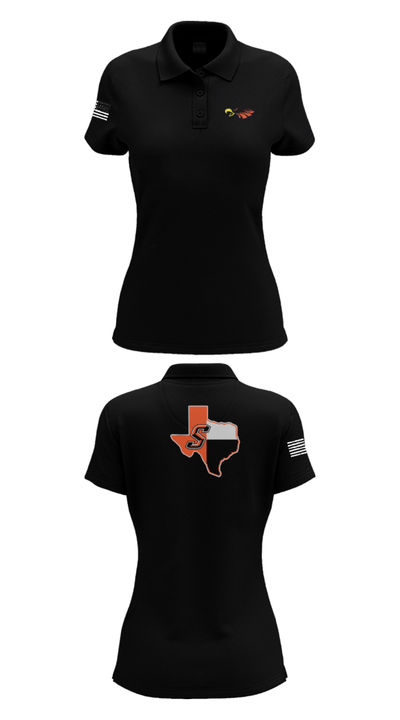 Sanderson High School Football 70828443 Women's Short Sleeve Performance Polo  - 36