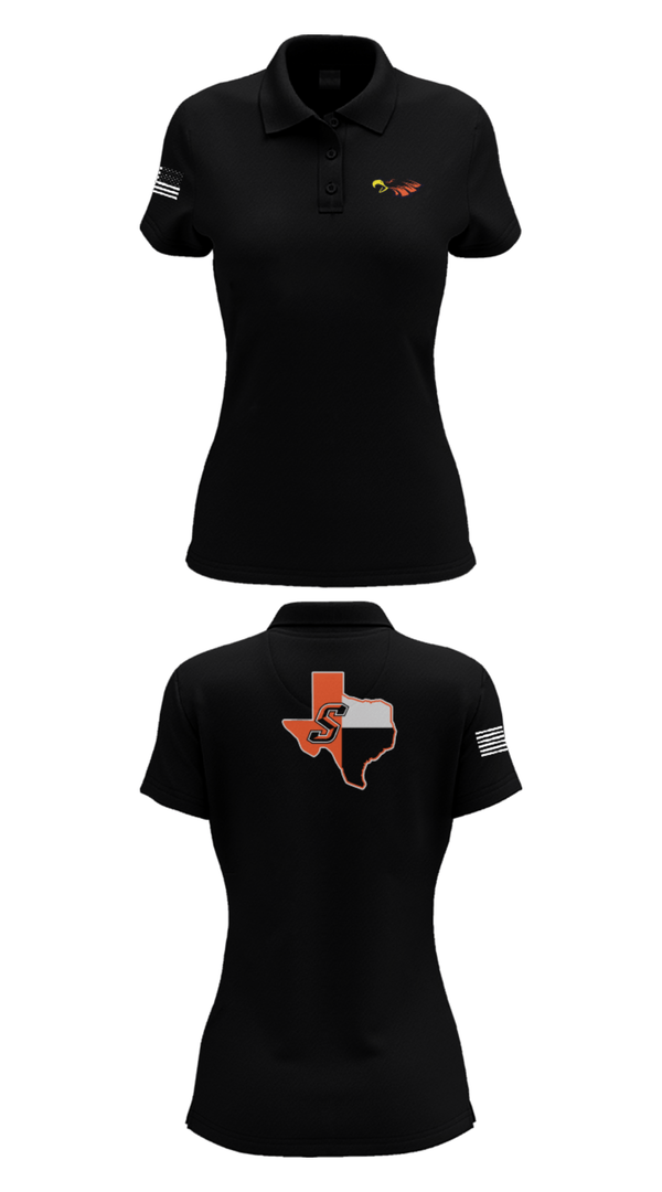 Womens Short Sleeve Performance Polo, Sanderson High School Football, Football, Teamtime, Team time, sublimation, custom sports apparel, team uniforms, spirit wear, spiritwear, sports uniforms, custom shirts, team store, custom team store, fundraiser sports, apparel fundraiser
