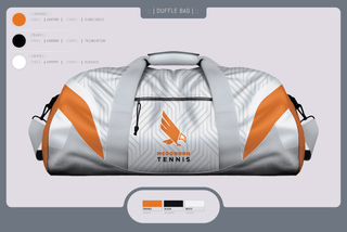 Duffle Bag, Mcdonogh Girls Tennis, Tennis, Teamtime, Team time, sublimation, custom sports apparel, team uniforms, spirit wear, spiritwear, sports uniforms, custom shirts, team store, custom team store, fundraiser sports, apparel fundraiser