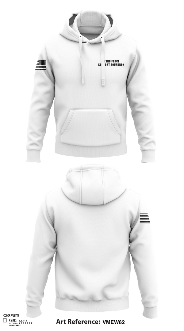 Hoodie, 122nd Force Support Squadron, Air Force, Teamtime, Team time, sublimation, custom sports apparel, team uniforms, spirit wear, spiritwear, sports uniforms, custom shirts, team store, custom team store, fundraiser sports, apparel fundraiser
