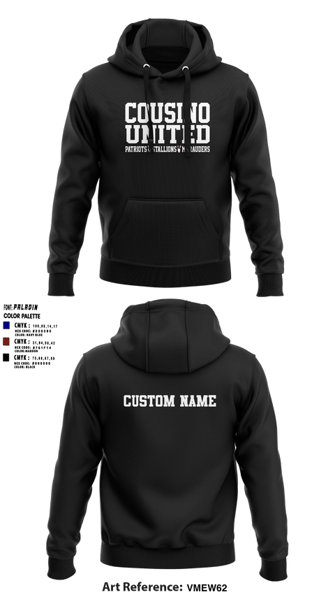 Hoodie, Cousino United Bowling, Bowling, Teamtime, Team time, sublimation, custom sports apparel, team uniforms, spirit wear, spiritwear, sports uniforms, custom shirts, team store, custom team store, fundraiser sports, apparel fundraiser