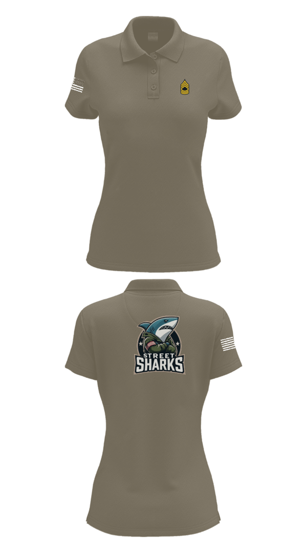 Womens Short Sleeve Performance Polo, Pearl City Army Recruiting Station, Army, Teamtime, Team time, sublimation, custom sports apparel, team uniforms, spirit wear, spiritwear, sports uniforms, custom shirts, team store, custom team store, fundraiser sports, apparel fundraiser