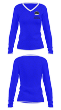Gowanda Central High School Softball 54287190 Women's Long Sleeve V-neck Shirt - 32