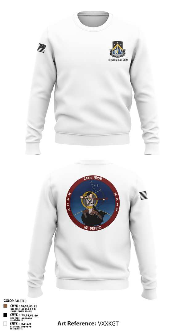 Crew Neck Sweatshirt, 24th MDSB, , Teamtime, Team time, sublimation, custom sports apparel, team uniforms, spirit wear, spiritwear, sports uniforms, custom shirts, team store, custom team store, fundraiser sports, apparel fundraiser