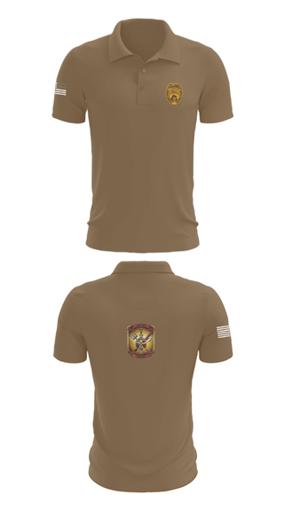 Short Sleeve Performance Polo, 4th Law Enforcement Battalion Bravo Company, Marines, Teamtime, Team time, sublimation, custom sports apparel, team uniforms, spirit wear, spiritwear, sports uniforms, custom shirts, team store, custom team store, fundraiser sports, apparel fundraiser