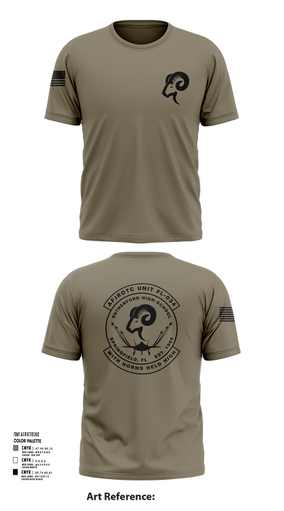 AFJROTC FL-034 58345712 Short Sleeve Performance Shirt - 117