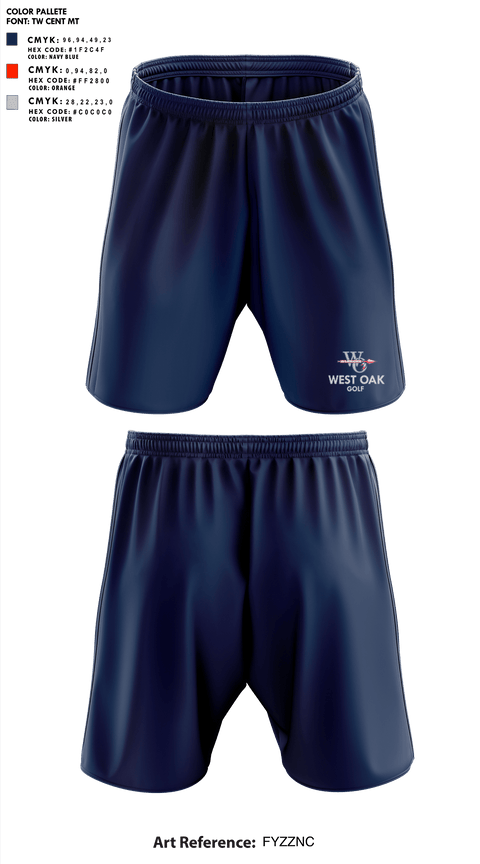 Athletic Shorts With Pockets, West Oak High School Golf, Golf, Teamtime, Team time, sublimation, custom sports apparel, team uniforms, spirit wear, spiritwear, sports uniforms, custom shirts, team store, custom team store, fundraiser sports, apparel fundraiser