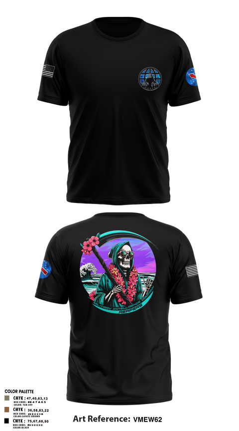 Short Sleeve Performance Shirt, REAPERS, FT SHAFTER, , Teamtime, Team time, sublimation, custom sports apparel, team uniforms, spirit wear, spiritwear, sports uniforms, custom shirts, team store, custom team store, fundraiser sports, apparel fundraiser