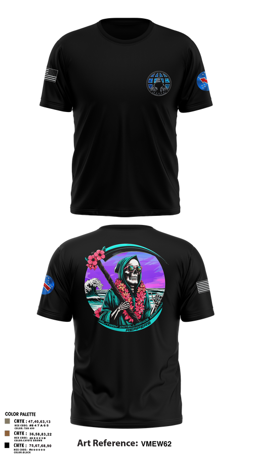 Short Sleeve Performance Shirt, REAPERS, FT SHAFTER, , Teamtime, Team time, sublimation, custom sports apparel, team uniforms, spirit wear, spiritwear, sports uniforms, custom shirts, team store, custom team store, fundraiser sports, apparel fundraiser