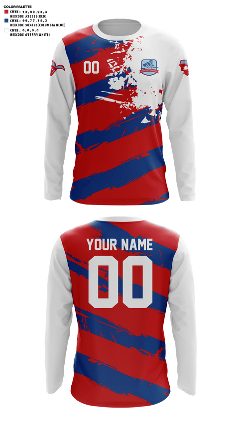 Long Sleeve Performance Shirt, Gibson County High School Soccer, Women's Soccer, Teamtime, Team time, sublimation, custom sports apparel, team uniforms, spirit wear, spiritwear, sports uniforms, custom shirts, team store, custom team store, fundraiser sports, apparel fundraiser