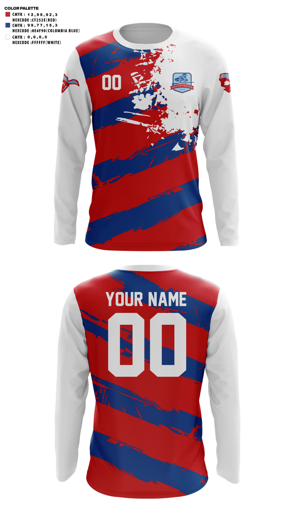 Long Sleeve Performance Shirt, Gibson County High School Soccer, Women's Soccer, Teamtime, Team time, sublimation, custom sports apparel, team uniforms, spirit wear, spiritwear, sports uniforms, custom shirts, team store, custom team store, fundraiser sports, apparel fundraiser