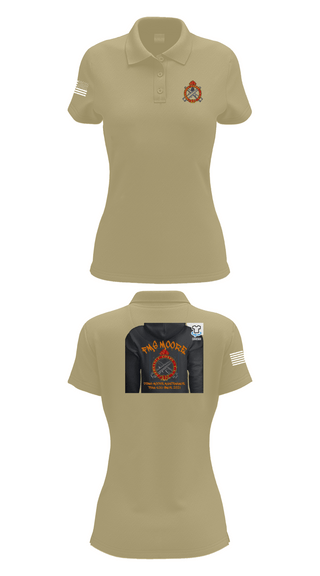 Womens Short Sleeve Performance Polo, FMS Moore, Army, Teamtime, Team time, sublimation, custom sports apparel, team uniforms, spirit wear, spiritwear, sports uniforms, custom shirts, team store, custom team store, fundraiser sports, apparel fundraiser