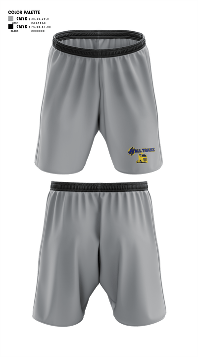 Hall Tranz 42009053 Athletic Shorts With Pockets - 1