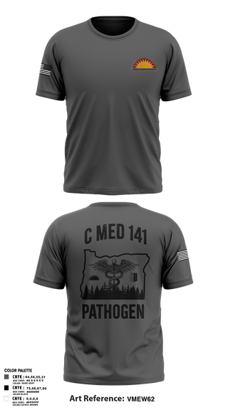 Short Sleeve Performance Shirt, C Med, National Guard, Teamtime, Team time, sublimation, custom sports apparel, team uniforms, spirit wear, spiritwear, sports uniforms, custom shirts, team store, custom team store, fundraiser sports, apparel fundraiser
