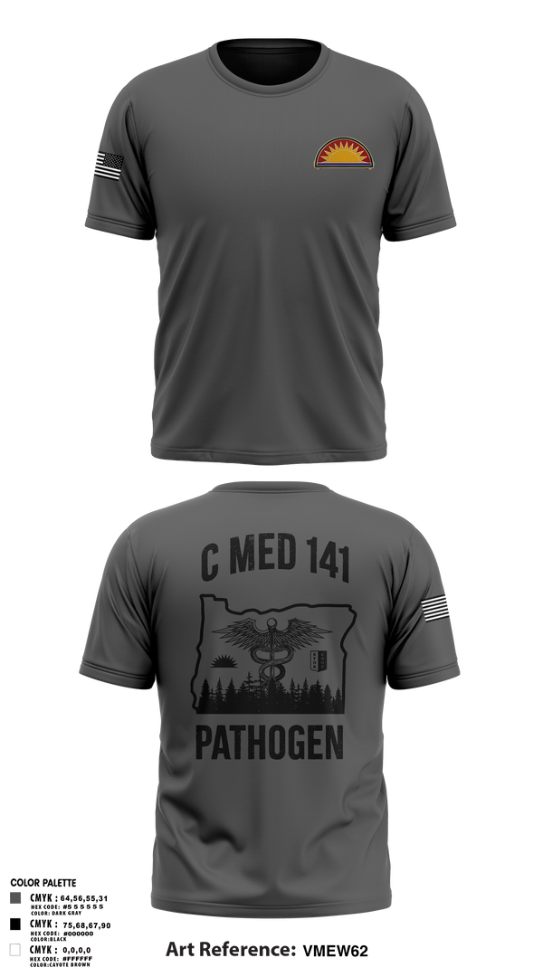 Short Sleeve Performance Shirt, C Med, National Guard, Teamtime, Team time, sublimation, custom sports apparel, team uniforms, spirit wear, spiritwear, sports uniforms, custom shirts, team store, custom team store, fundraiser sports, apparel fundraiser