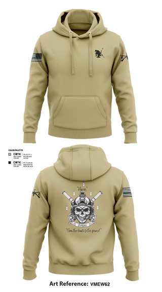 Hoodie, C co 1-185 Th, Army, Teamtime, Team time, sublimation, custom sports apparel, team uniforms, spirit wear, spiritwear, sports uniforms, custom shirts, team store, custom team store, fundraiser sports, apparel fundraiser