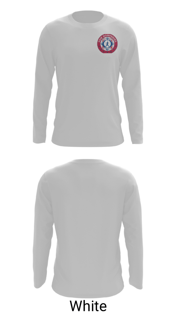 Long Sleeve Performance Shirt, New Hampshire Babe Ruth Leagues, Baseball, Teamtime, Team time, sublimation, custom sports apparel, team uniforms, spirit wear, spiritwear, sports uniforms, custom shirts, team store, custom team store, fundraiser sports, apparel fundraiser
