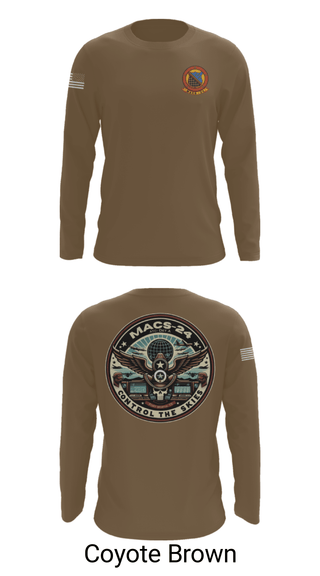 Long Sleeve Performance Shirt, MACS 24 ATC Detachment A, Marines, Teamtime, Team time, sublimation, custom sports apparel, team uniforms, spirit wear, spiritwear, sports uniforms, custom shirts, team store, custom team store, fundraiser sports, apparel fundraiser