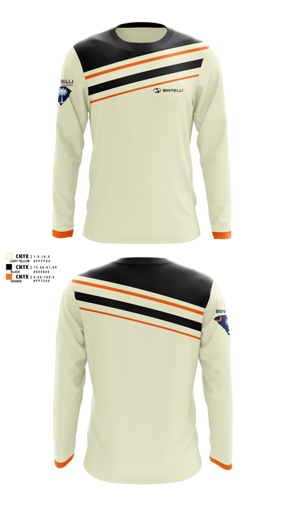 Bintelli Golf Carts 90033278 Long Sleeve Performance Shirt 1