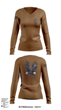 Delta 621785 Women's Long Sleeve V-neck Shirt - 101