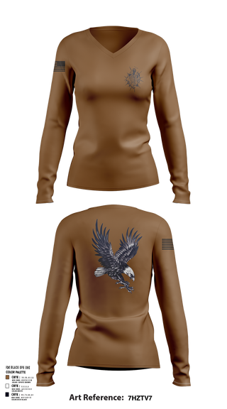 Womens Long Sleeve Vneck Shirt, Delta, , Teamtime, Team time, sublimation, custom sports apparel, team uniforms, spirit wear, spiritwear, sports uniforms, custom shirts, team store, custom team store, fundraiser sports, apparel fundraiser