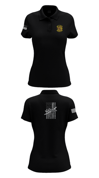 Womens Short Sleeve Performance Polo, 74 FGS, Air Force, Teamtime, Team time, sublimation, custom sports apparel, team uniforms, spirit wear, spiritwear, sports uniforms, custom shirts, team store, custom team store, fundraiser sports, apparel fundraiser