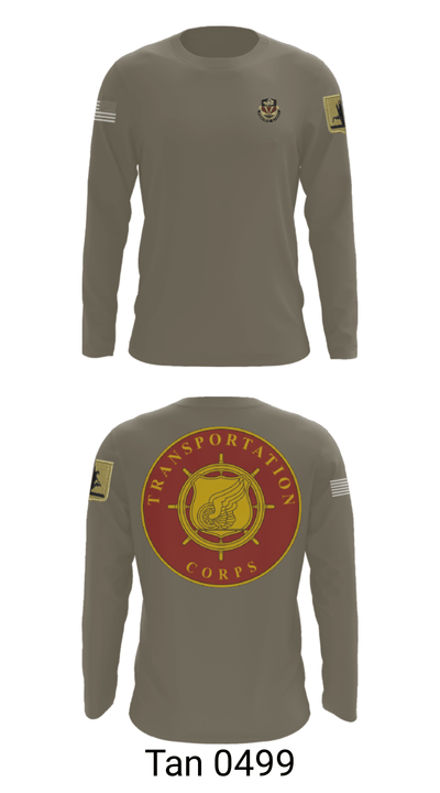 189th Transportation Company 46520683 Long Sleeve Performance Shirt - 34