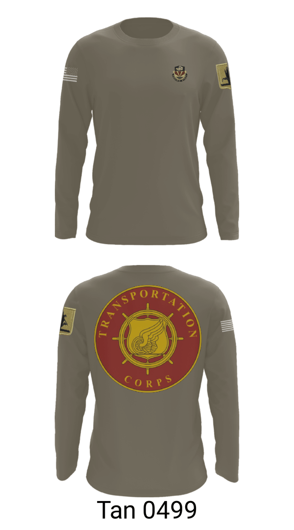 Long Sleeve Performance Shirt, 189th Transportation Company, , Teamtime, Team time, sublimation, custom sports apparel, team uniforms, spirit wear, spiritwear, sports uniforms, custom shirts, team store, custom team store, fundraiser sports, apparel fundraiser