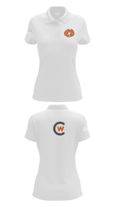 Central Wyoming College Soccer 29620811 Women's Short Sleeve Performance Polo  - 17