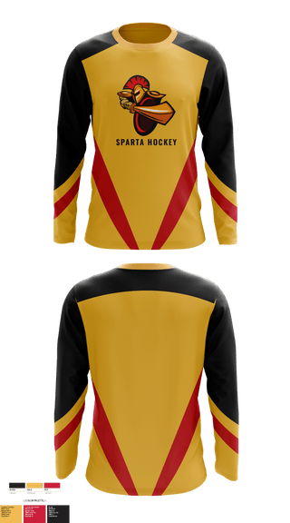 Long Sleeve Performance Shirt, Sparta Youth Hockey, Spirit Store, Teamtime, Team time, sublimation, custom sports apparel, team uniforms, spirit wear, spiritwear, sports uniforms, custom shirts, team store, custom team store, fundraiser sports, apparel fundraiser