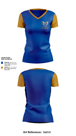 Womens Short Sleeve Vneck Shirt, Holt High School Basketball, Women's Basketball, Teamtime, Team time, sublimation, custom sports apparel, team uniforms, spirit wear, spiritwear, sports uniforms, custom shirts, team store, custom team store, fundraiser sports, apparel fundraiser