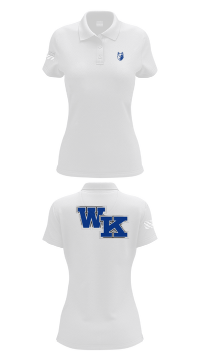 Worthington Kilbourne High School Golf 32928252 Women's Short Sleeve Performance Polo  - 17